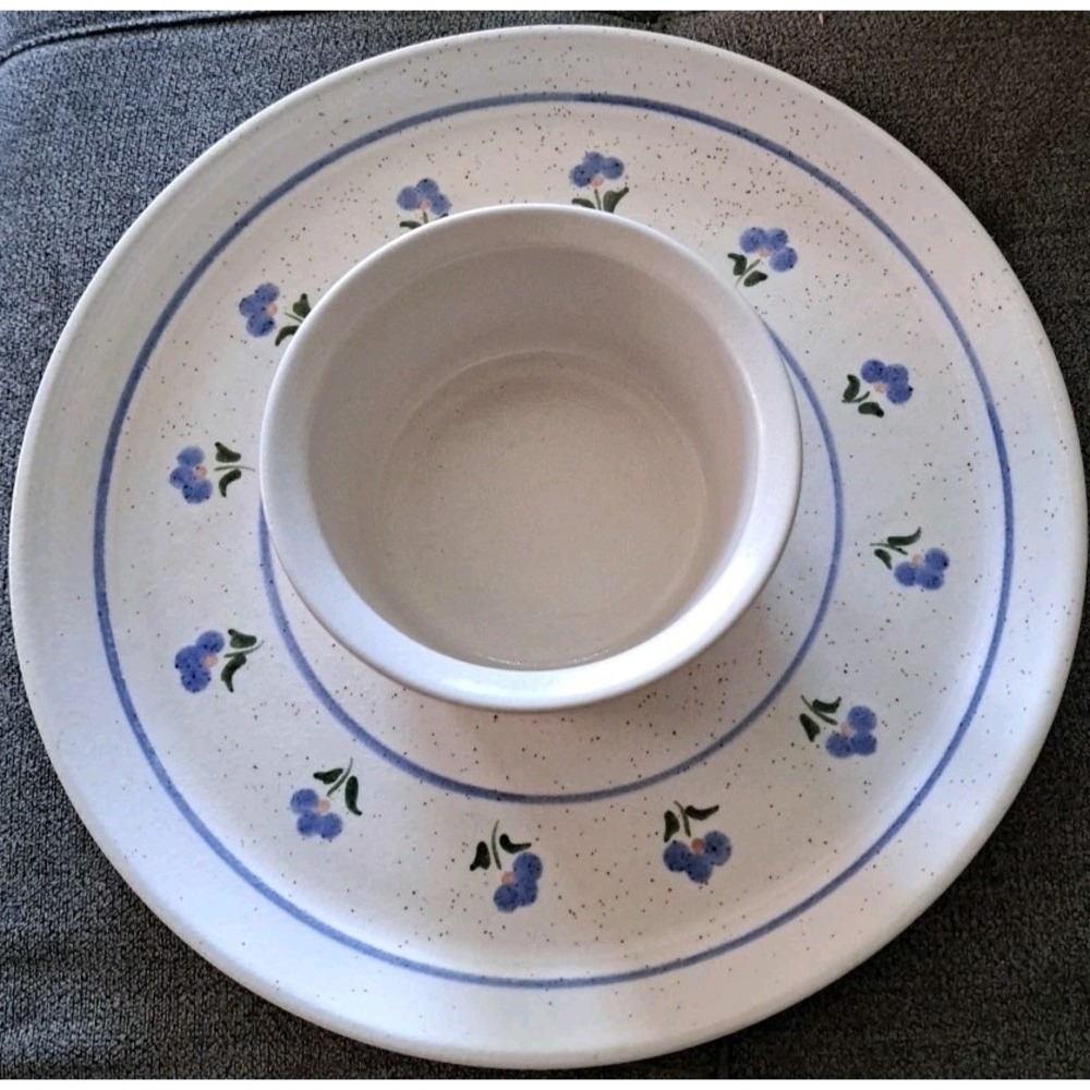 Corningware Creations Stoneware Chip & Dip Bowl